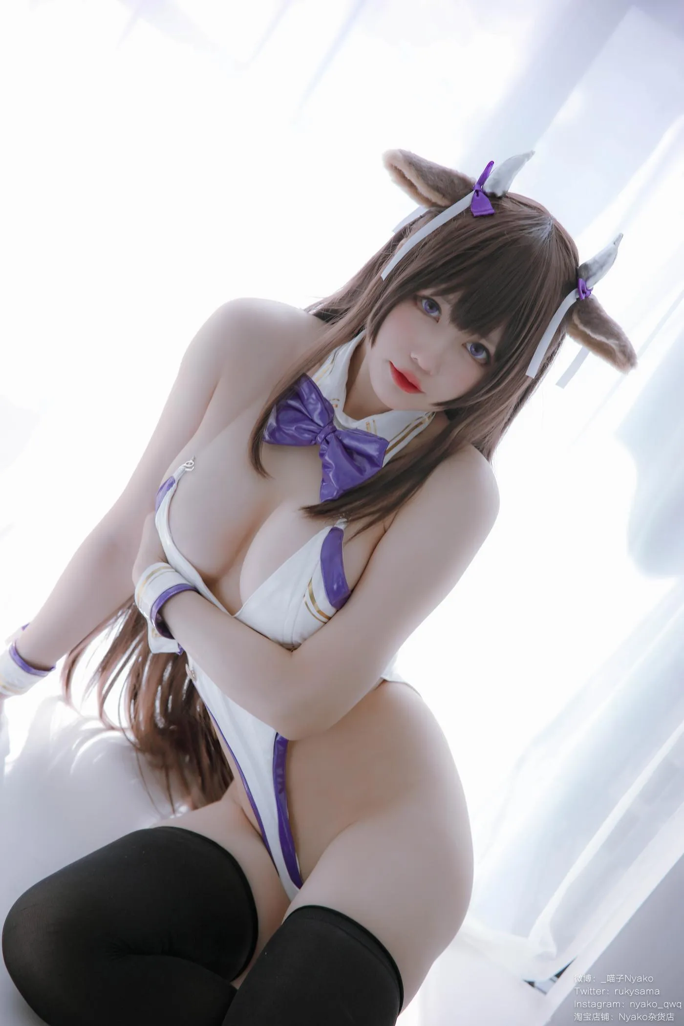 Nyako喵子 – NO.50 樫野本 牛牛赌场女郎 [78P]插图5